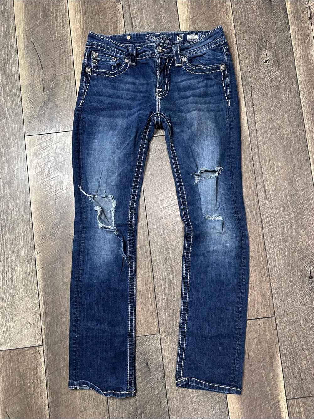 Miss Me Signature Straight Jeans